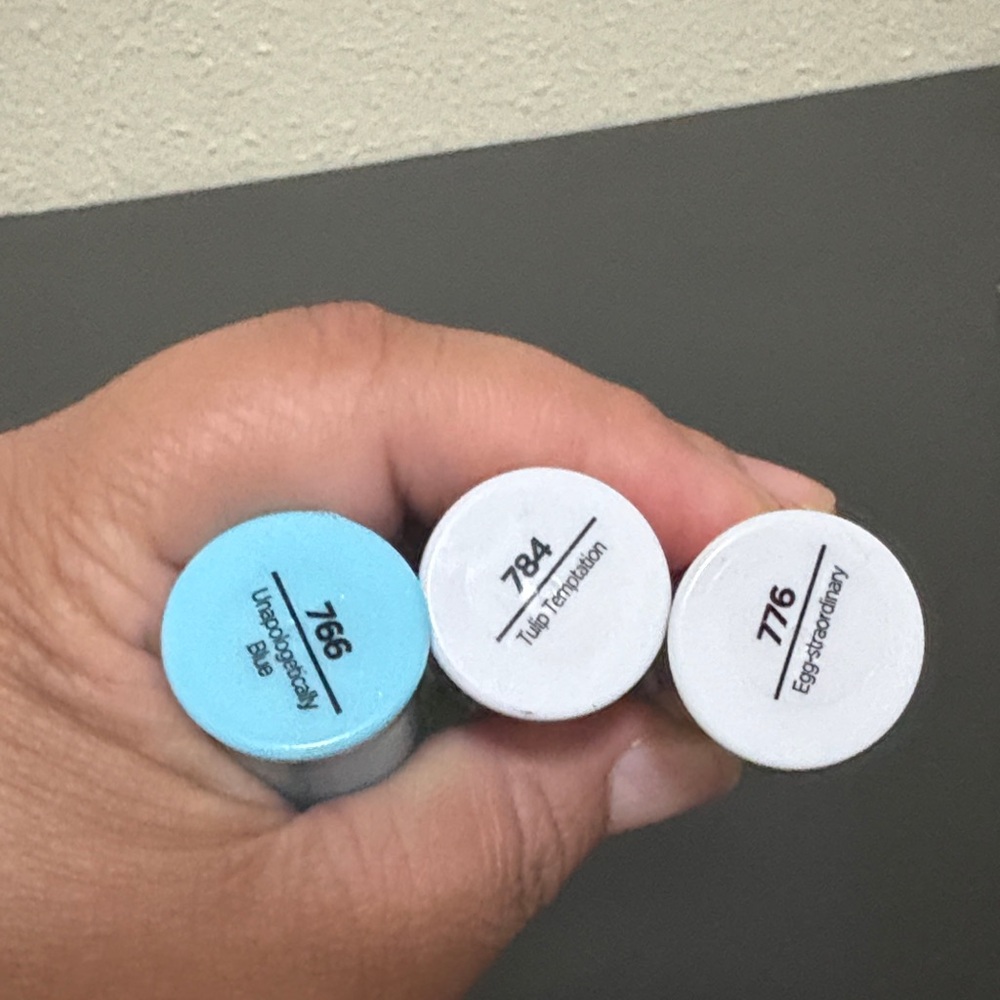 Sally Hansen  Hershey's Insta-Dri Nail Polish Set - Pink, Blue, Yellow - Picture 3 of 3